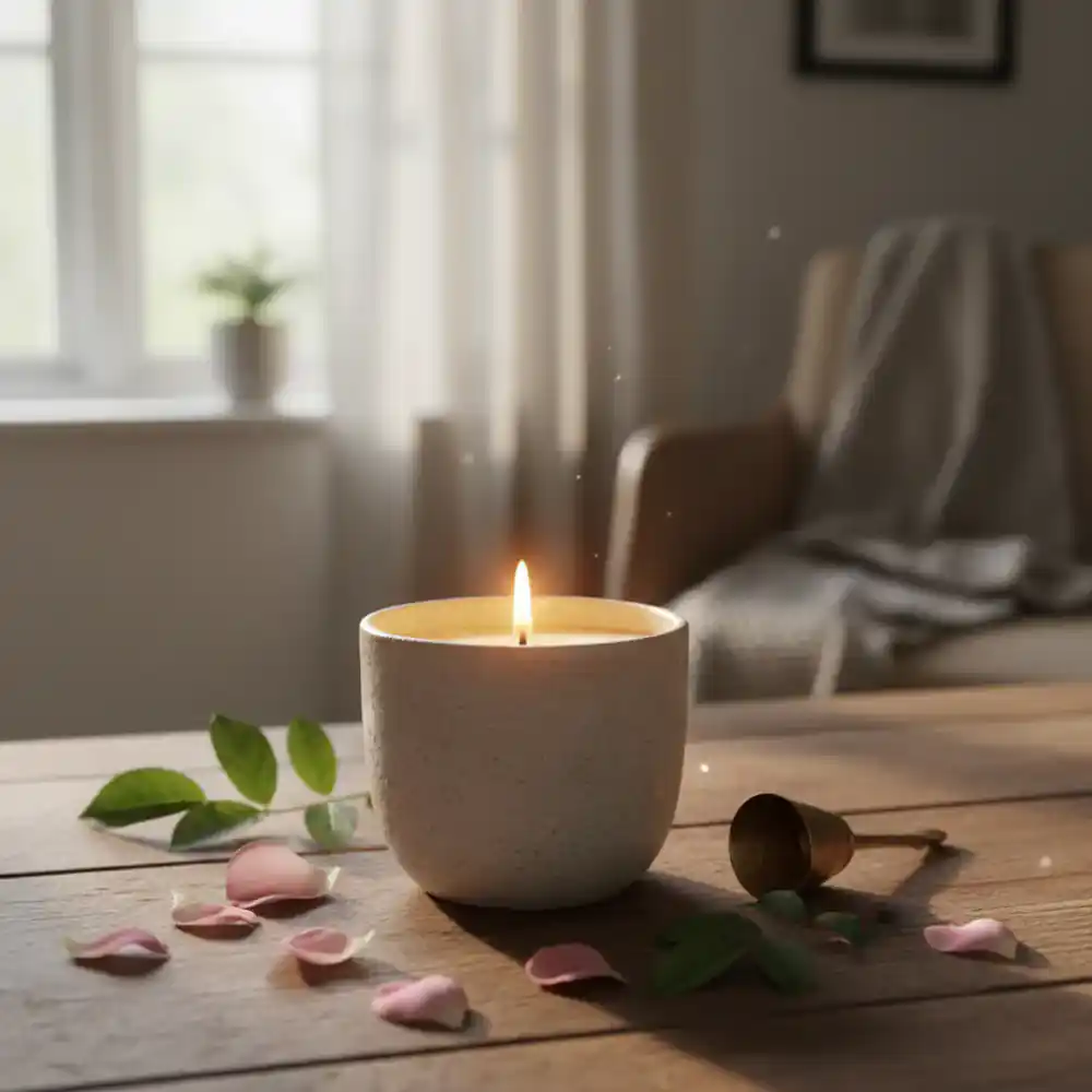 Wild Rose Candle